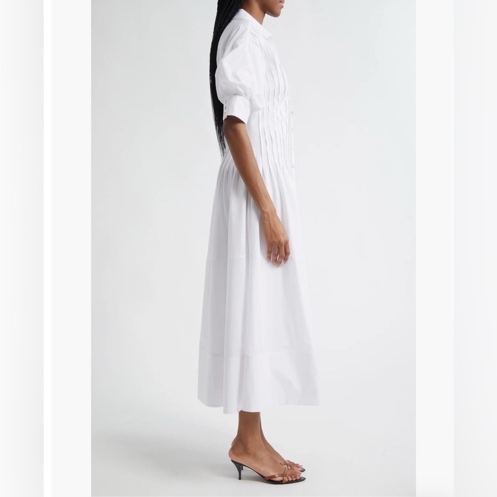 Cinq a Sept Monty Midi Dress White - Picture 4 of 15